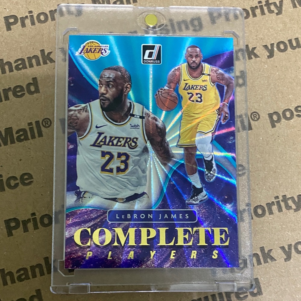 2021 Panini Donruss LeBron James Complete Players Teal Explosion!!
